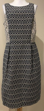 ANN TAYLOR LOFT Womens Navy Blue & Gray Dress - Sz 6
