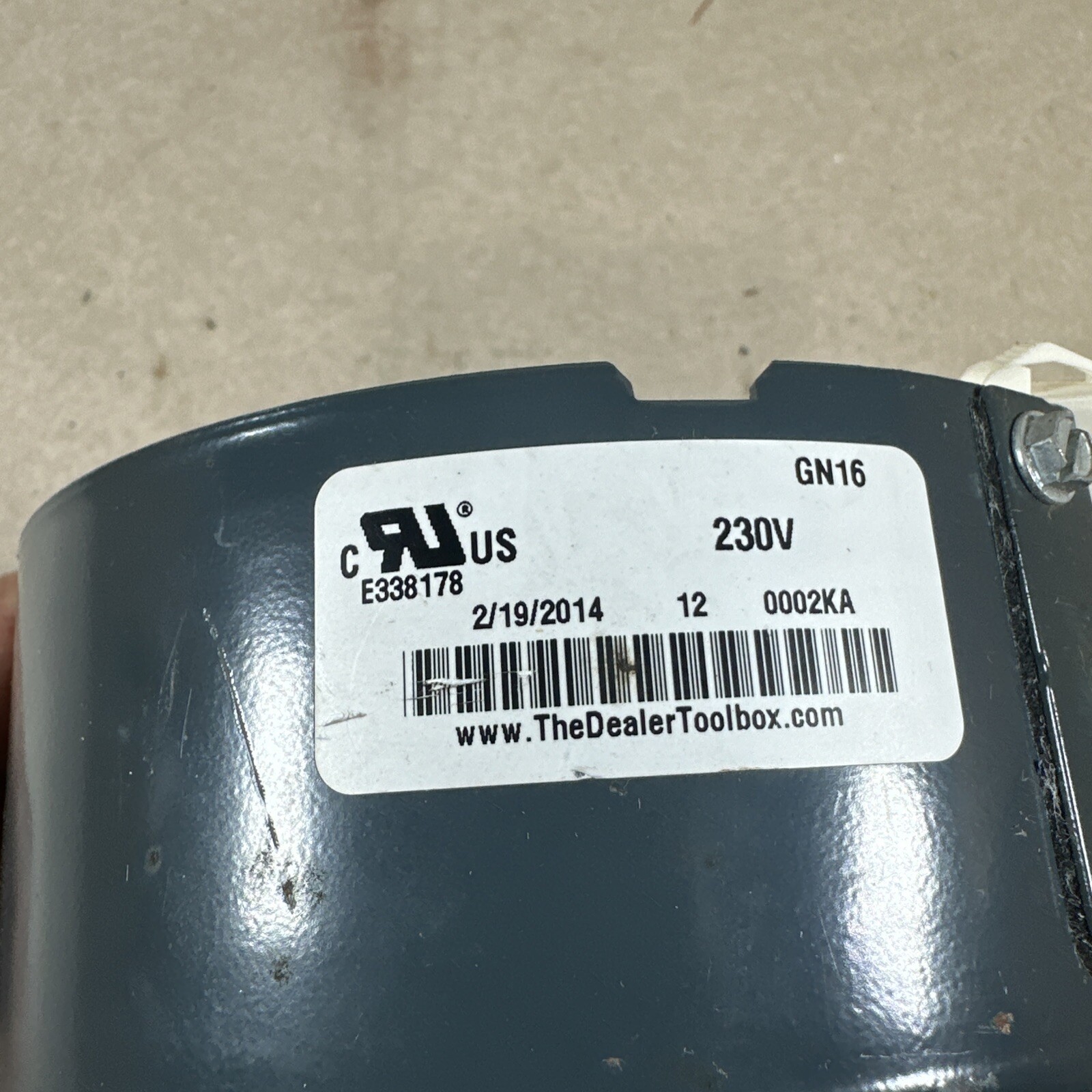 GE ECM Motors  GN16. 230V  SAM-B15M16-18. Blower Motor Module 2/19/2014  . (N39)