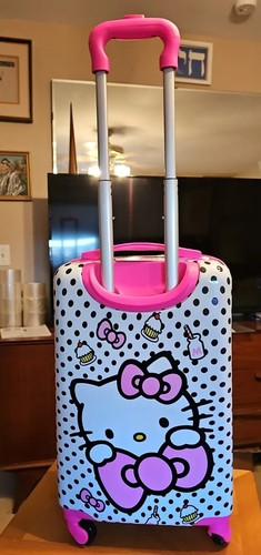 Hello Kitty Suitcase Luggage Travel Carry On TSA Approved Sanrio 19” Hard Shell - Picture 6 of 16
