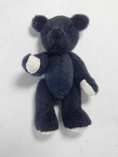 World of Miniature Bears #211 By Theresa Yang 2" Plush Black Bear No Writing