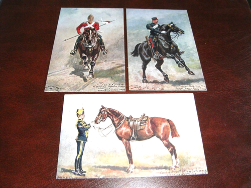 ORIGINAL SET OF SIX HARRY PAYNE SIGNED MILITARY POSTCARDS - STEWART & WOOLF, 437 - Picture 3 of 4