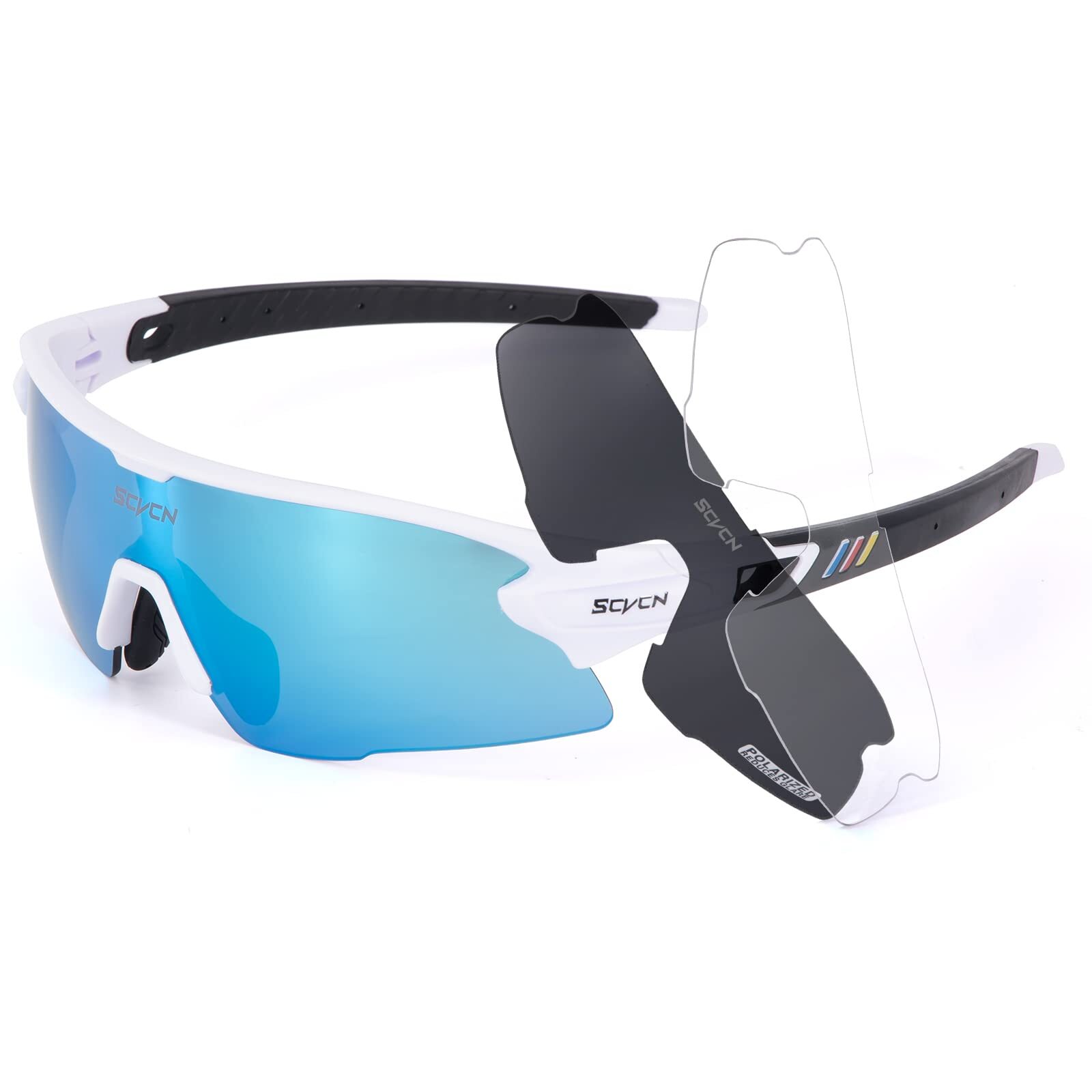 Polarized Cycling Glasses Sports Sunglasses for Men Women UV400 bicycle MTB M...