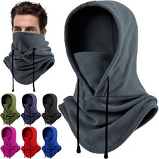 Winter Fleece Thermal Windproof Head Hood Balaclava Ski Face Mask for Men Women