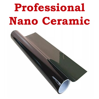 Premium Nano Ceramic Window Film 5% VLT 40'' x 100' ft Tint Roll Car Home Glass