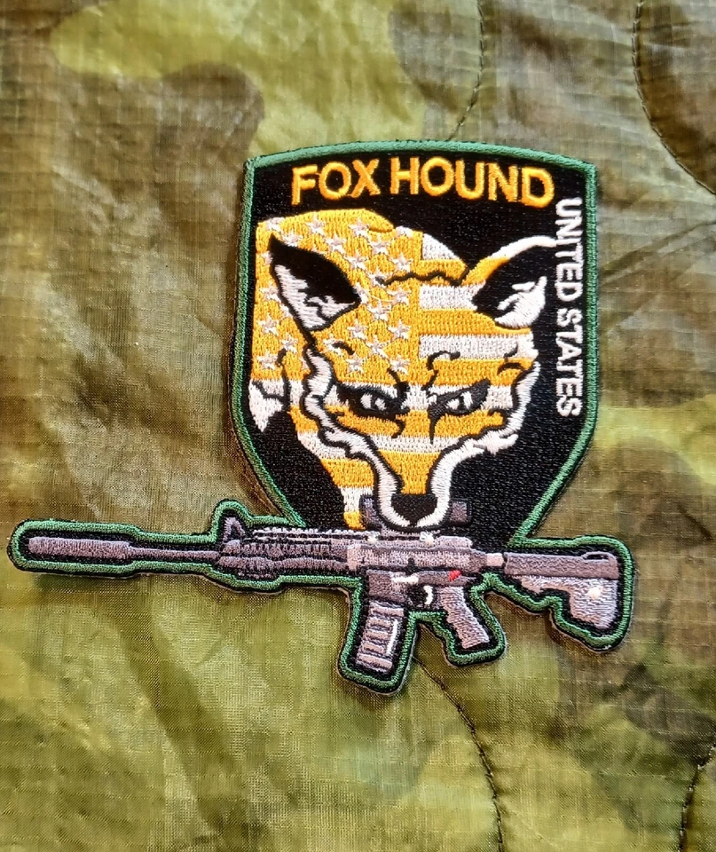 Foxhound Patch Metal Gear Solid USA Soviet Union Variants Lot RARE Hideo Kojima - Image 3 of 4