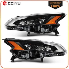 [Full LED DRL] Headlights Fits Nissan Fits Altima 2019-2022 w/Projector Pair