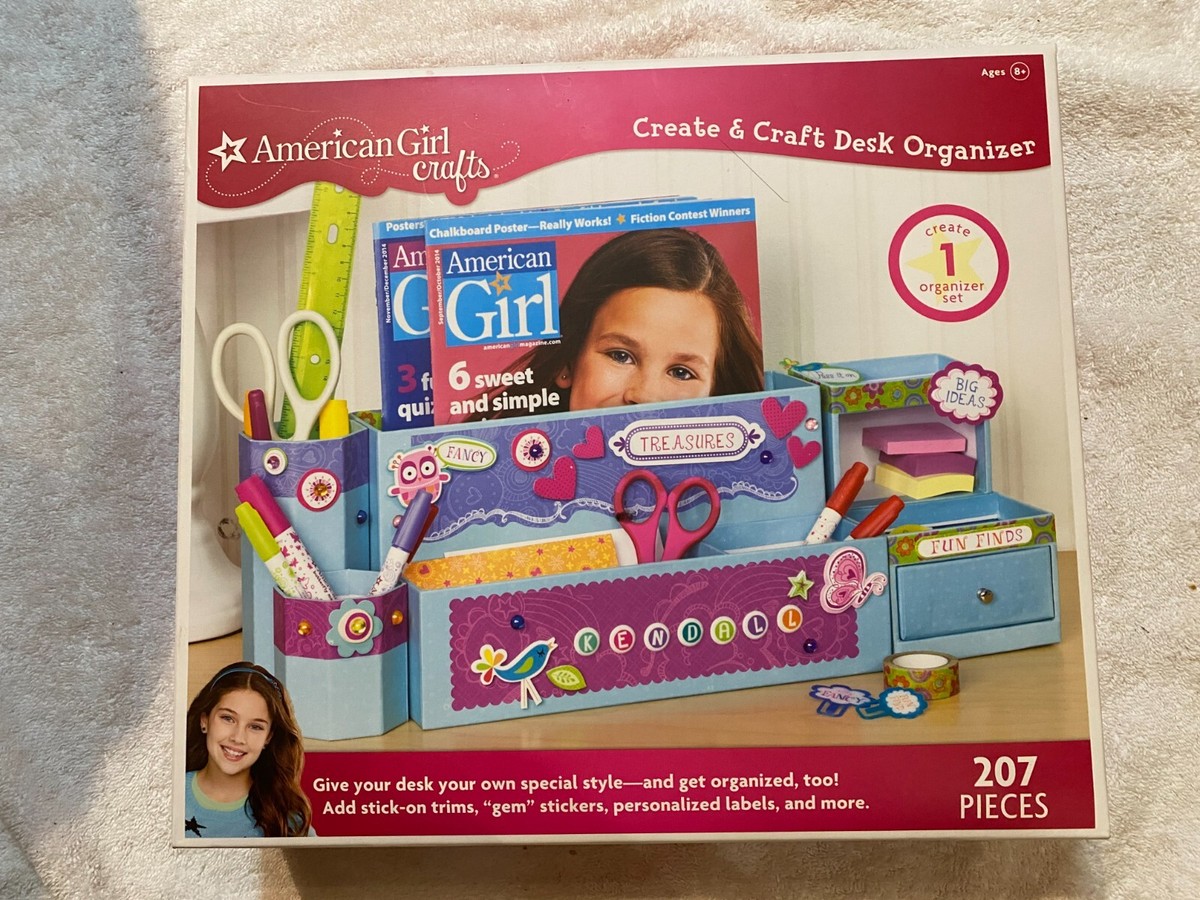 American Girl Doll Craft Create Your Own Desk Organizer DIY Pen