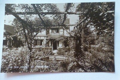 Z704 Das alte Haus COPTHORNE Gartenblick ECHTFOTO Postkarte