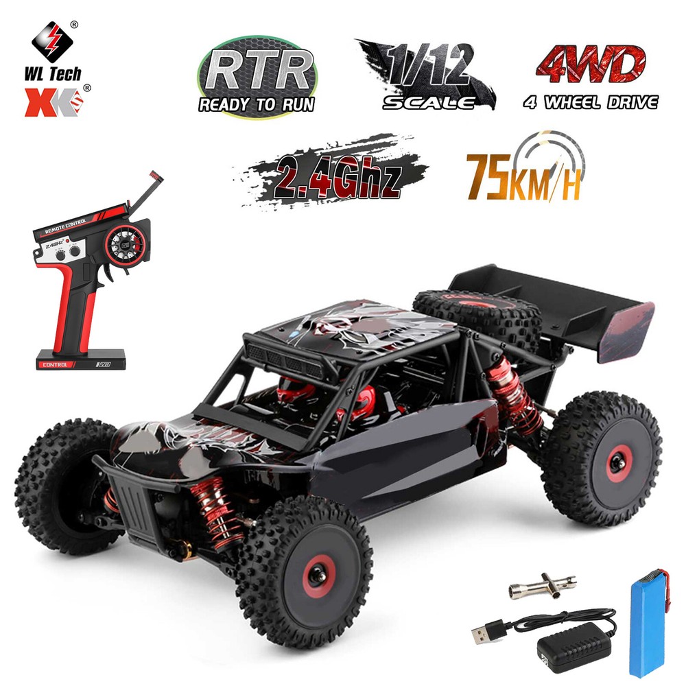 WLtoys 124016 RC Off-Road Car 1/12 75Km/h 2.4GHz 4WD Brushless RC Car RTR Q8Q7