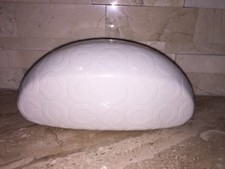 COACH WHITE HARD CLAMSHELL SUNGLASS CASE EUC