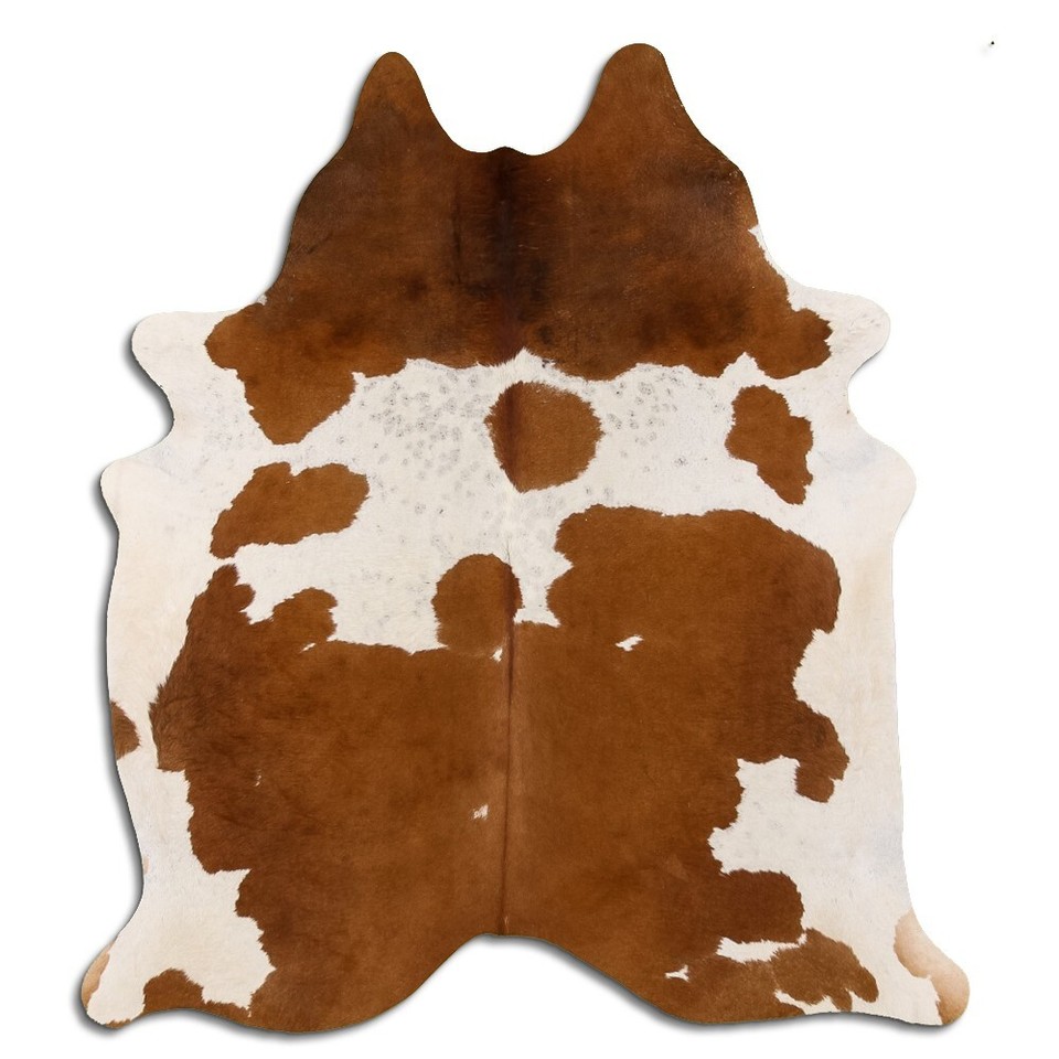 Real Cowhide Rug – Brindle Pattern, 6x7 Feet Large Size | Top Quality, Natural Leather, Country Style Floor Decor 8 thumbnail image