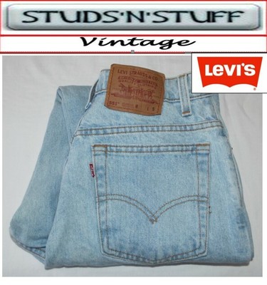 VINTAGE LEVIS 551'S RELAXED TAPERED JEANS W32\