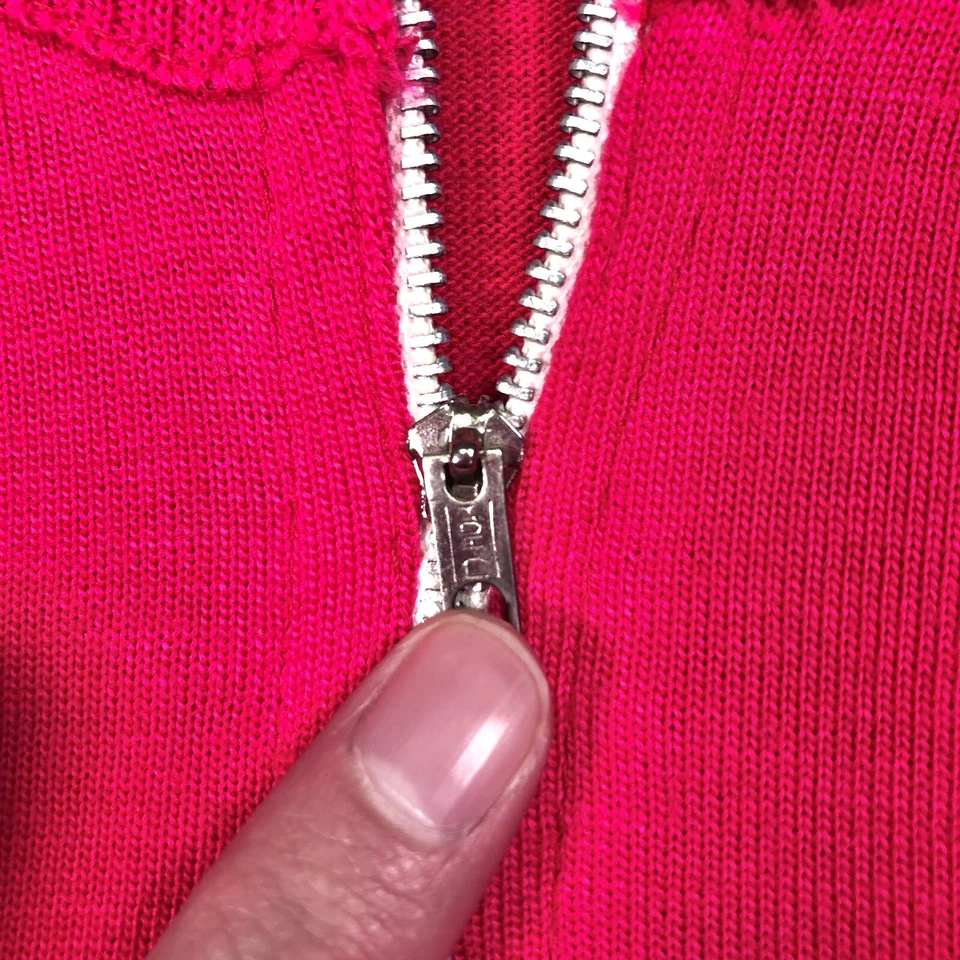 Camiseta deportiva de ciclismo vintage Lambertini rosa talla 44 bolsillos acrílicos años 60 70 J23 Foto 4 de 4