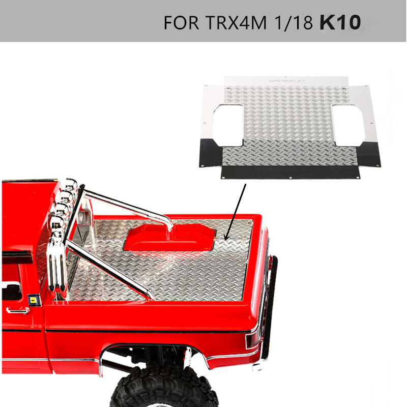 Levigo Bavettes Avant Inox Pour Traxxas TRX-4M 1/18 Bronco - Plaques Stabilisation, Protection Boue