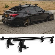 54" Roof Racks Cross Bars Luggage Cargo Carrier W/Lock For Infiniti Q50 Sedan