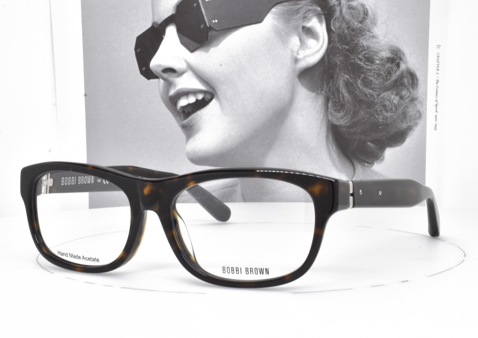 Очки BOBBI BROWN с рисунком коричневой черепахи Wayfarer Asian Fit 52-16-135 BOBBIF JMY 11290₽