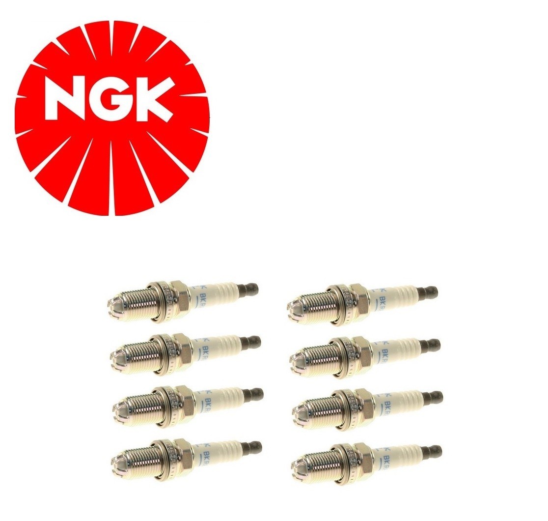 For BMW 4.4L M62 N62 E38 E65 E39 Set of 8 Spark Plugs OEM Double Laser