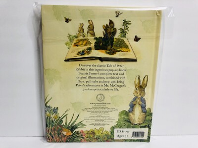 The Tale of Peter Rabbit: A Pop Up Book Adventure Rare New