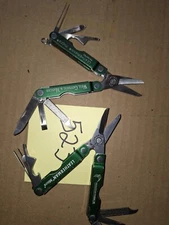 2 Leatherman GREEN MICRA Mini Multi Tools          LOT 523