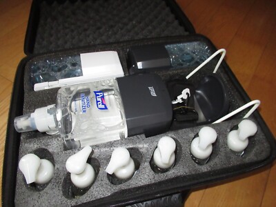 Salesman's sample Case Purell hand sanitizer dispenser wt Stand Refills RARE