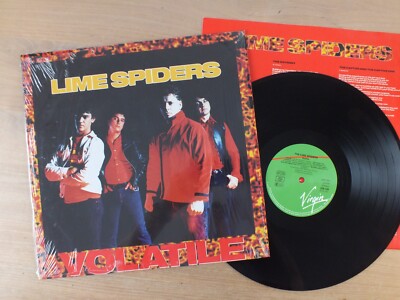The Lime Spiders   Volatile  GERMANY  ois  LP  Vinyl  vg++