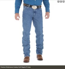 Men's Wrangler® Cowboy Cut® Premium Performance Regular Stonewash Jean 47MWZSW
