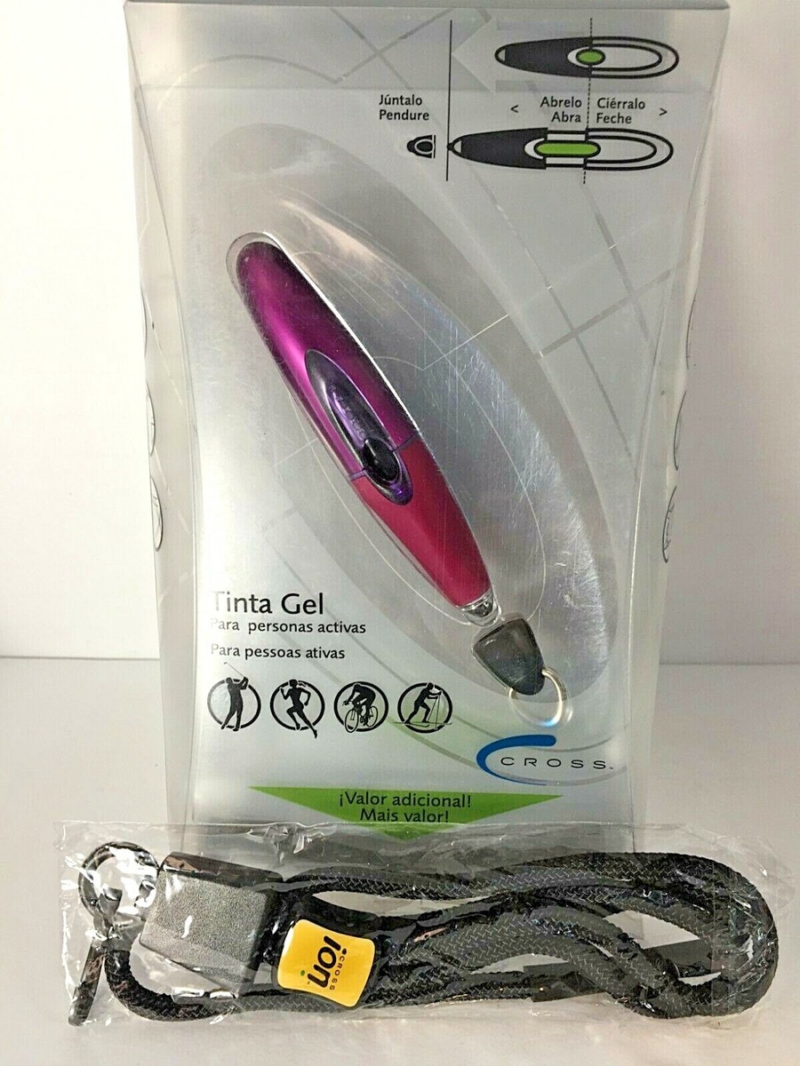 SALE CROSS ION PURPLE-MAROON DELUXE GEL INK PEN W/QUICK CLIP