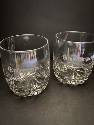 Jack Daniel s Gentleman Jack Whiskey Rock Glasses Set Of 2