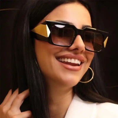 Brand Haute Couture Sunglasses Luxury Fashion Designer Italy Gold Frame Style