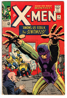 X-MEN #14 (1965) - GRADE 5.5 - 1ST APPEARANCE OF SENTINELS