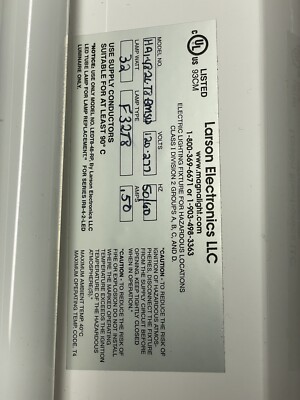LARSON ELECTRONICS LLC HAL-48-2L-T8-BMSW Hazardous Location Fixture