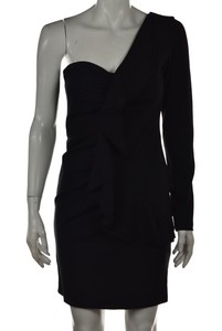 parker one shoulder sheath dress