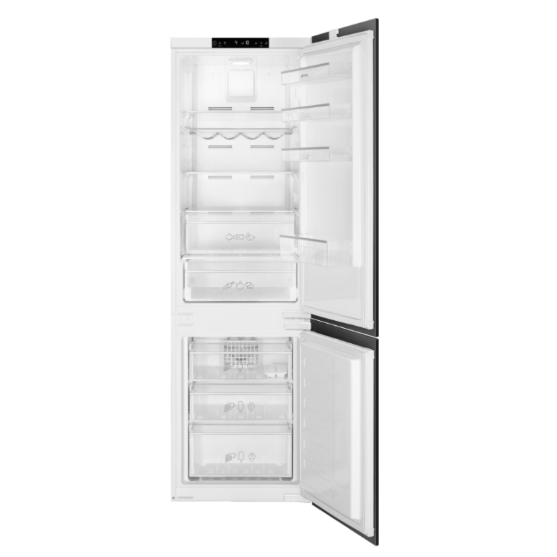 SMEG CP177TNE FRIGORIFERO COMBINATO DA INCASSO 254LT TOTAL NO FROST CLASSE E