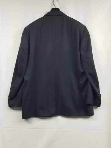 Barneys New York Blazer Mens Size 46 R Blue 100% Wool Sport Coat Suit Jacket - Picture 2 of 14