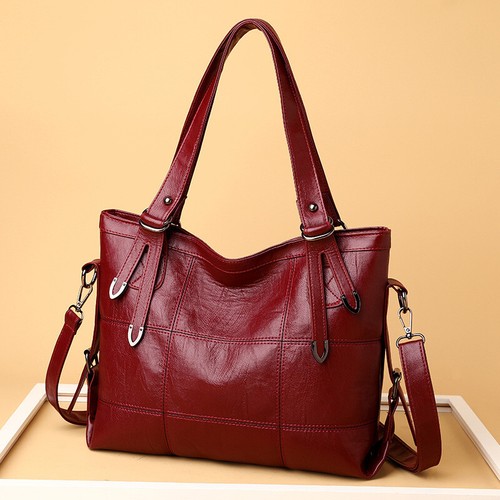 Women Girls Bag Women PU Leather Messenger Hobo Handbag Shoulder Bag Lady Casual Tote Purse