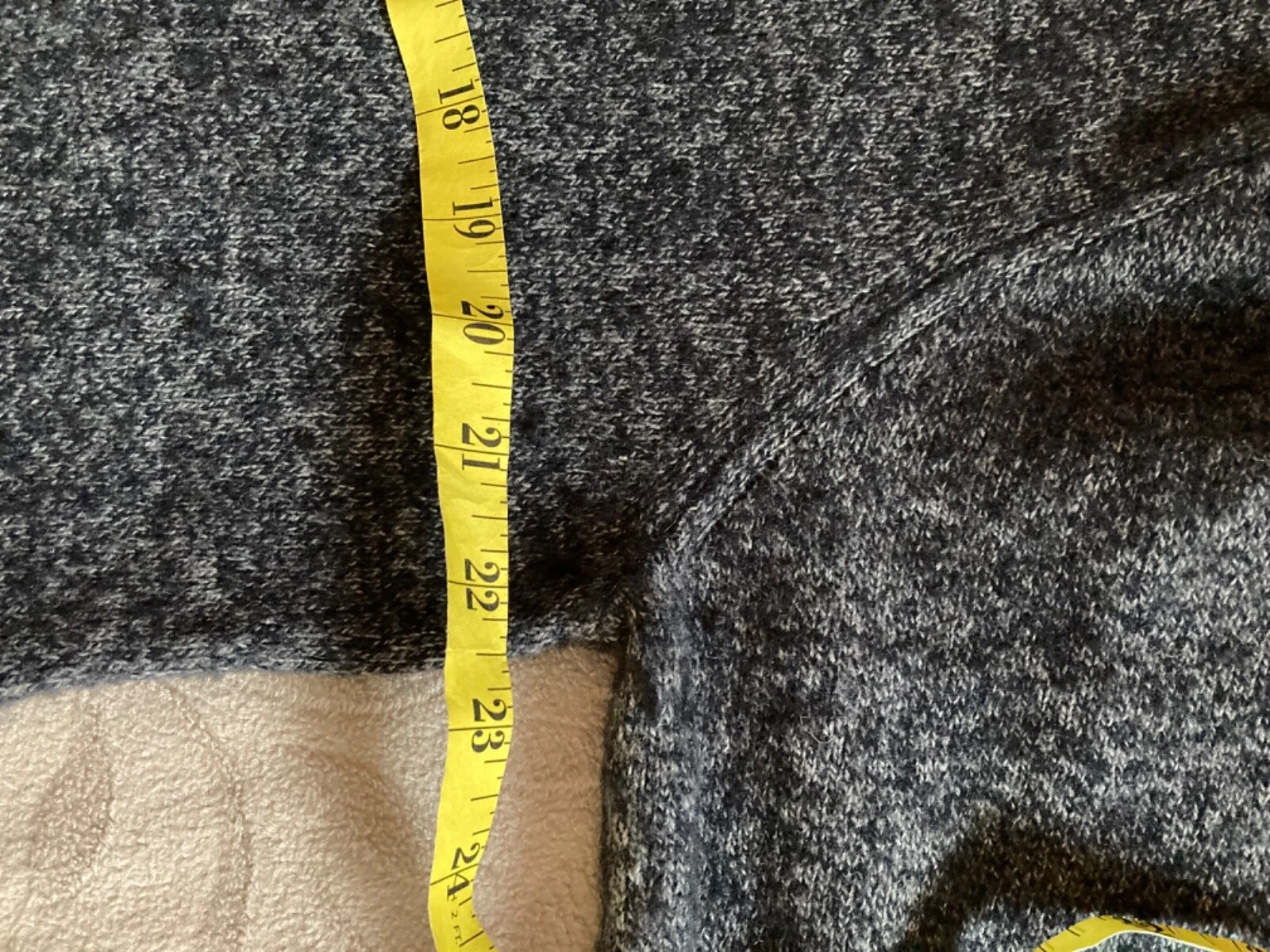 Felpa con cappuccio da uomo Michael Kors taglia XL BLU GRIGIA USATA