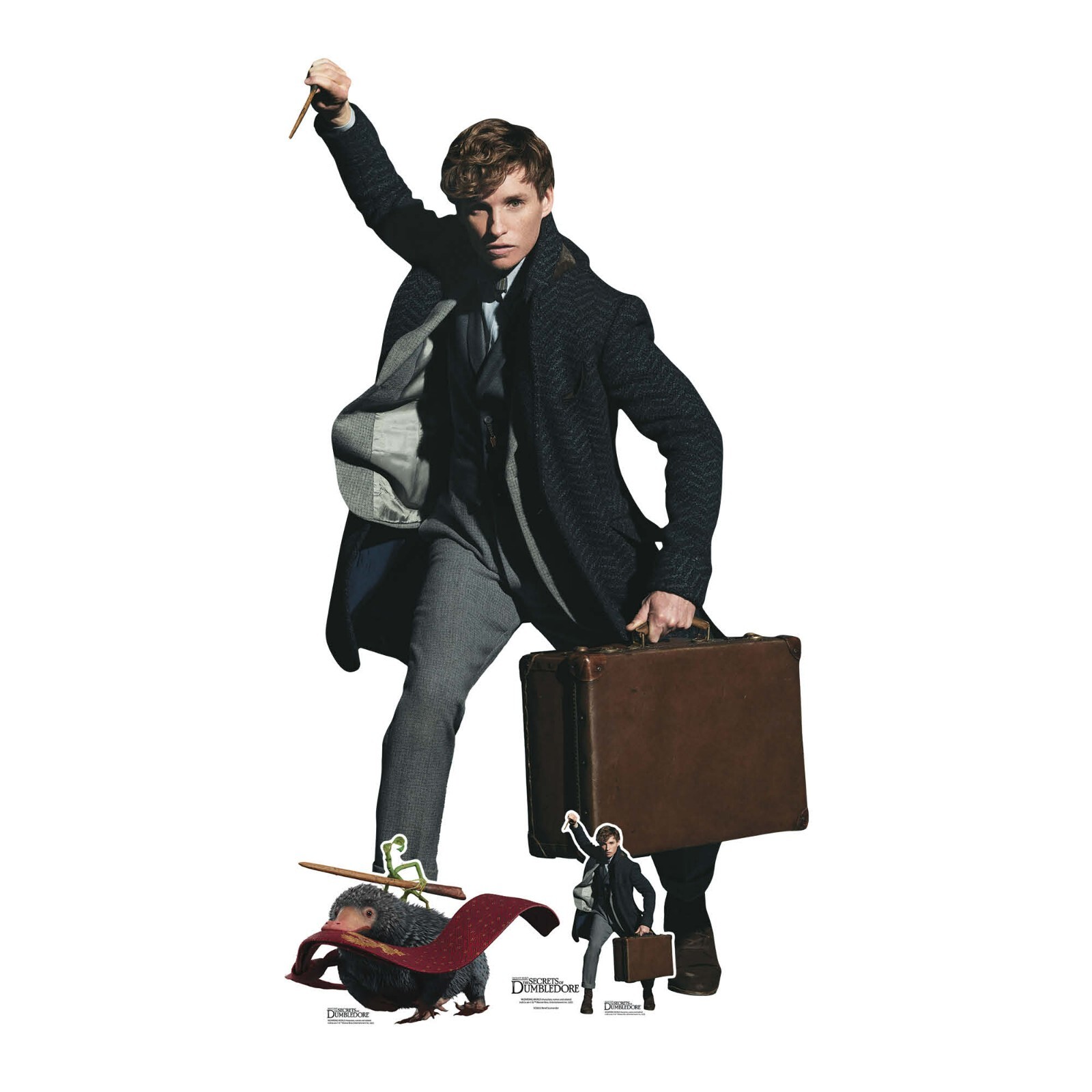 Newt Scamander The Secrets of Dumbledore Cardboard Cutout Fantastic Beasts