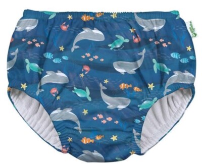 NEW Green Sprouts Months Swim Diaper Swimsuit Undersea Friends