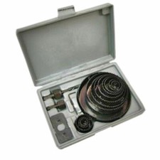 Frese A Tazza Da Trapano Set 16 Pezzi Seghe Fora Legno Plastica Cartongesso sus