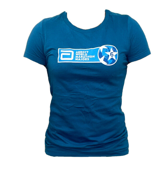 ワールドマラソンメジャー アボット six star Tシャツ Men's Navy Abbott World Marathon Majors Six Star T-Shirt
