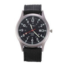 Mens Watch Military Army Date Canvas Strap Analog Quartz Sport Wrist Watch Gift