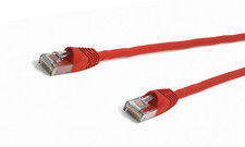 CAT6 UTP booted Patch cable 20ft Red Gigabit 100 Copper lot of 1, 3, 5, 10