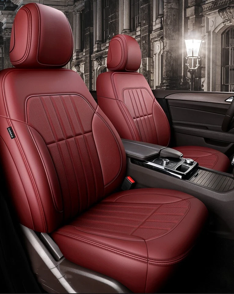 适用于 2016 - 2024 MERCEDES-BENZ GLE 350 450SUV MOTOPTES 汽车 5 座皮革保护套 — 第 3/4 张图片