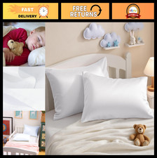 Soft Egyptian Cotton Toddler Pillowcases - Set of 2, 500 Thread Count, 13x18" Tr
