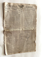 COLONIAL NEWSPAPER COLUMBIAN CENTINEL AARON BURR