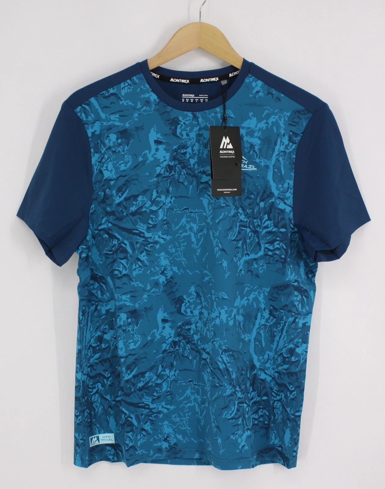 MONTIREX MENS MTX TRAIL TRIAX T-SHIRT ABYSSAL/AISEN BLUE RRP £40 IB
Opens in a new window or tab