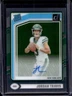 2024 Panini Clearly Donruss Jordan Travis Rated Rookie Auto #95 Jets