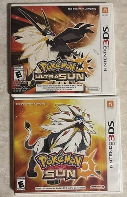 Pokemon Ultra Sun & Pokémon Sun Nintendo 3DS, Used Complete | eBay