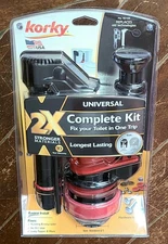 Korky Universal Complete Kit: Fill Valve/Flapper/Flush Valve/Gasket - #4010X