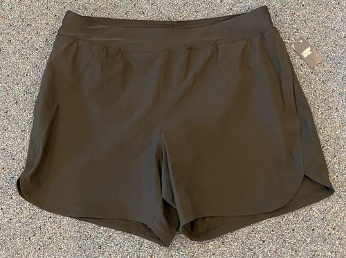 NWT Lands' End Swim Board Shorts Black Size XL 18 New